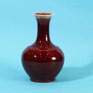 郎紅釉賞瓶