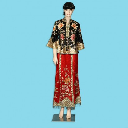 1920年代粵式結婚裙褂(程式炎老師捐贈)