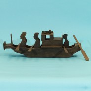 木質船模