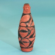 仰韶文化彩陶人頭形器口瓶